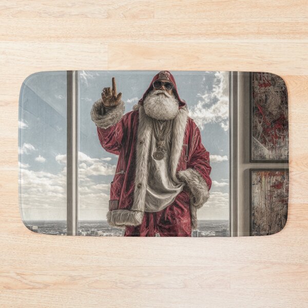 Item preview, Hip Hop Santa designed and sold by dazzeink.