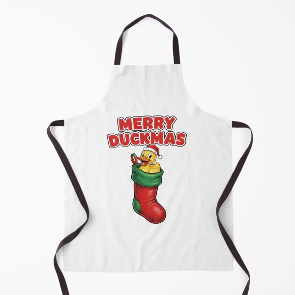 Item preview, Merry Duckmas Cute Rubber Duck In Christmas Stocking Pun designed and sold by julimarks.
