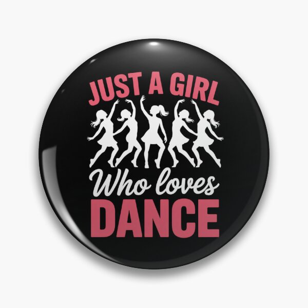 Item preview, Just a Girl Who Loves Dance – Girls Dance Silhouette Design designed and sold by Gogetgiggles.