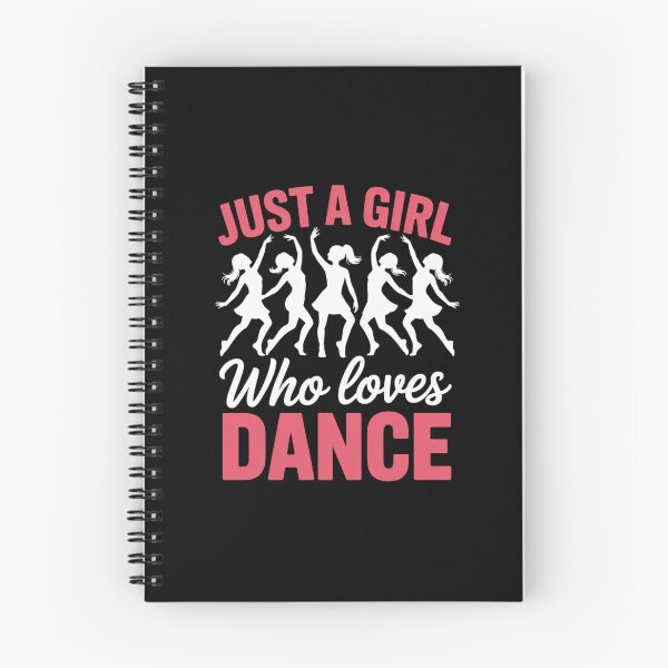 Item preview, Just a Girl Who Loves Dance – Girls Dance Silhouette Design designed and sold by Gogetgiggles.