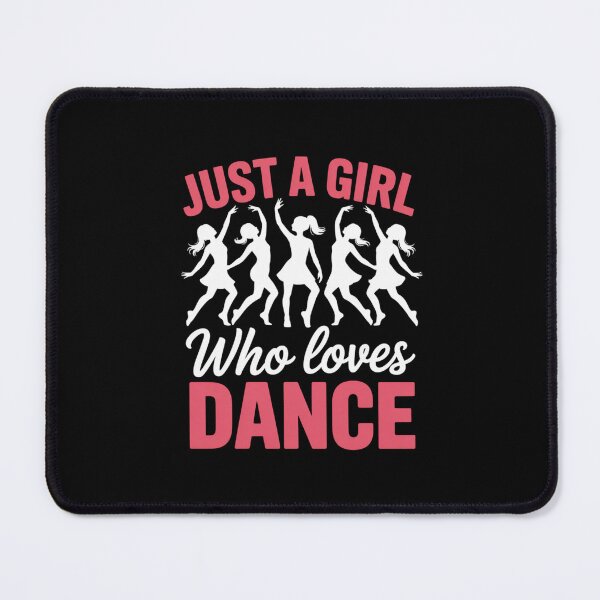 Item preview, Just a Girl Who Loves Dance – Girls Dance Silhouette Design designed and sold by Gogetgiggles.
