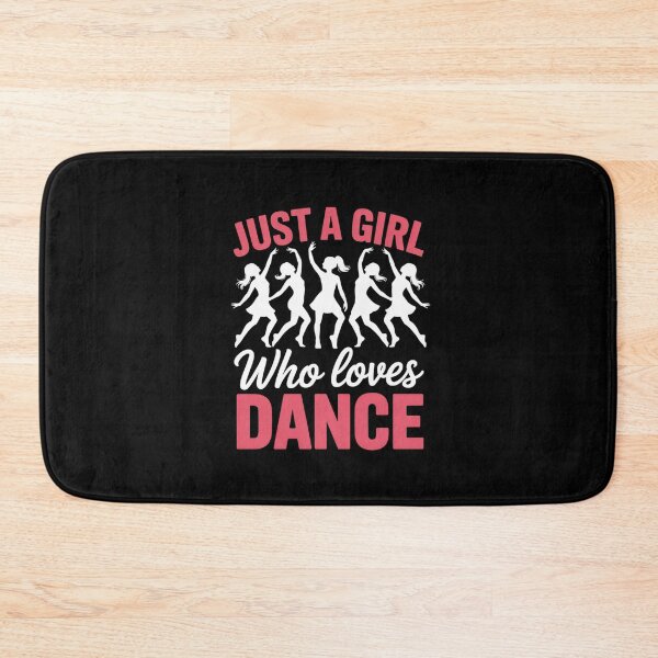 Item preview, Just a Girl Who Loves Dance – Girls Dance Silhouette Design designed and sold by Gogetgiggles.