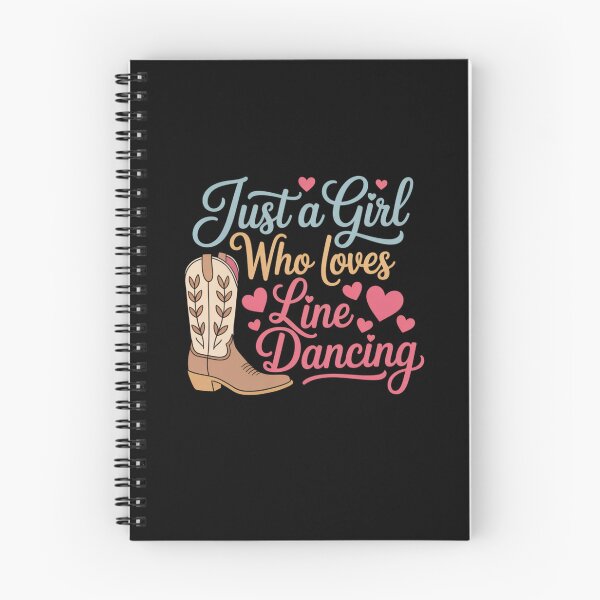 Item preview, Just a Girl Who Loves Line Dancing – Country Dance Design designed and sold by Gogetgiggles.