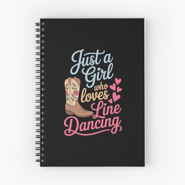 Item preview, Just a Girl Who Loves Line Dancing – Country Dance Design designed and sold by Gogetgiggles.