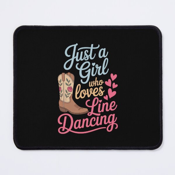 Item preview, Just a Girl Who Loves Line Dancing – Country Dance Design designed and sold by Gogetgiggles.