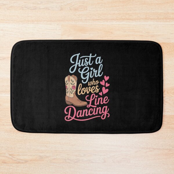Item preview, Just a Girl Who Loves Line Dancing – Country Dance Design designed and sold by Gogetgiggles.