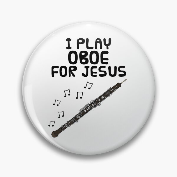 Item preview, I Play Oboe For Jesus, Oboist Church Musician designed and sold by doodlerob.