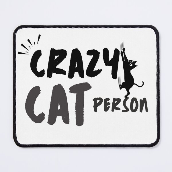 Item preview, Crazy Cat Person – Funny Cat Lover Design designed and sold by CielaNoir.