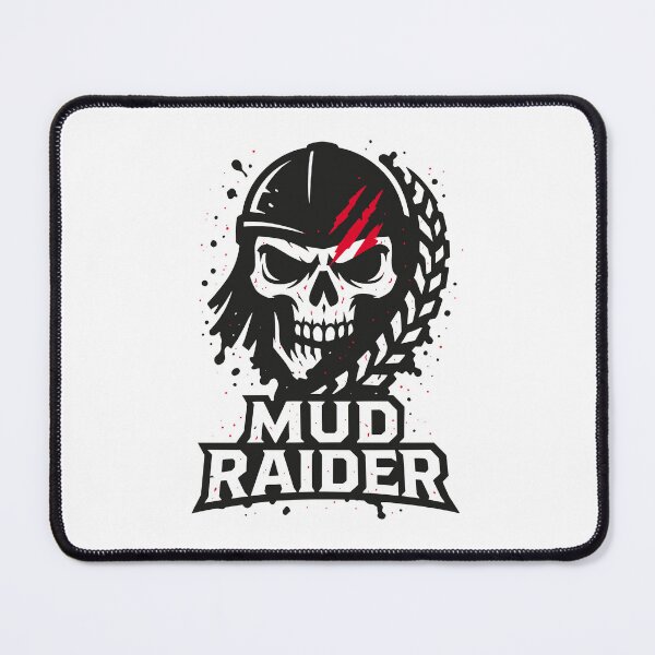 Item preview, Mud Raider Skull Emblem designed and sold by SnappyPNG.