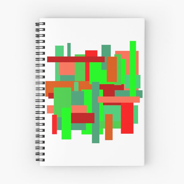 Item preview, OVERLAPPING GREEN AND RED RECTANGLES designed and sold by Art2Be-Studio.