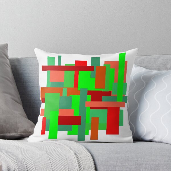 Item preview, OVERLAPPING GREEN AND RED RECTANGLES designed and sold by Art2Be-Studio.