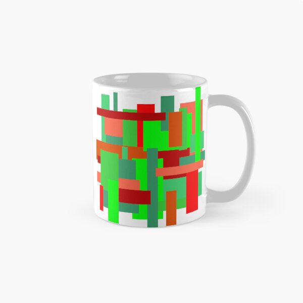 Item preview, OVERLAPPING GREEN AND RED RECTANGLES designed and sold by Art2Be-Studio.