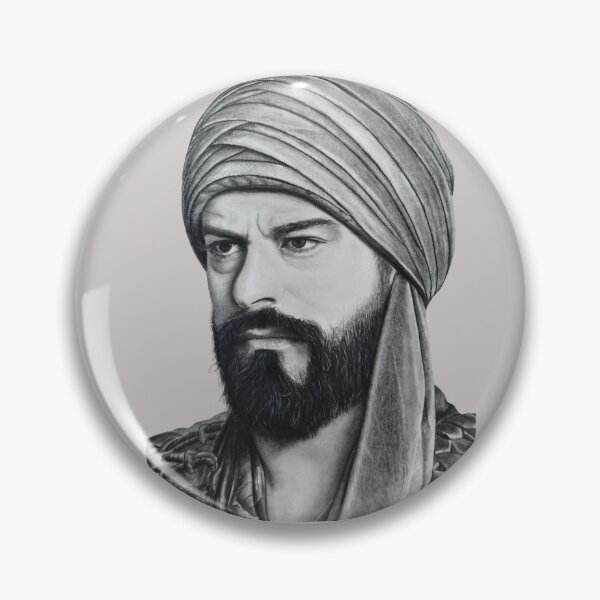 Item preview, Osman Bey Hyper Realistic Pencil Sketch Portrait designed and sold by TN Shop.