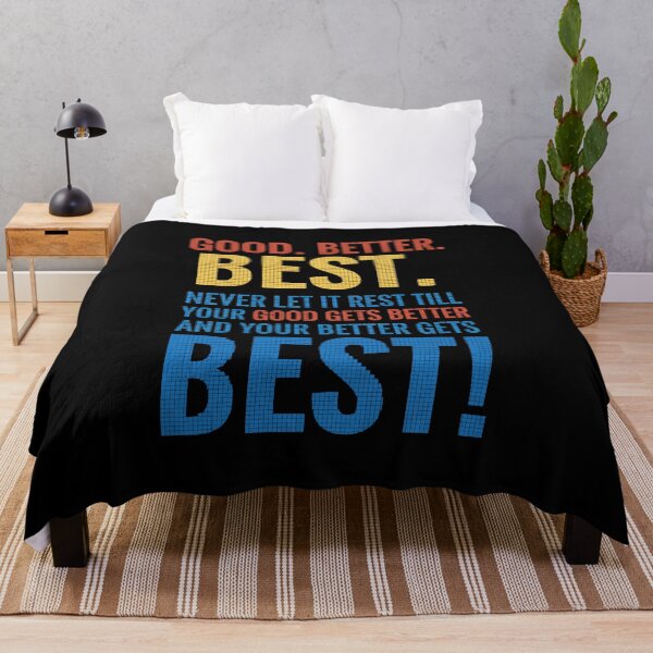 Item preview, Good Better Best Never Let It Rest Motivation designed and sold by gear-posters.