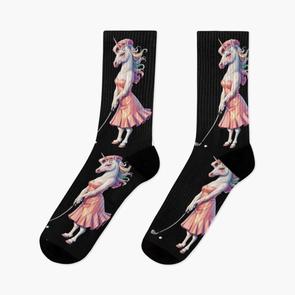 Item preview, Moody Unicorn Golf In Pink designed and sold by JediKittenWars.