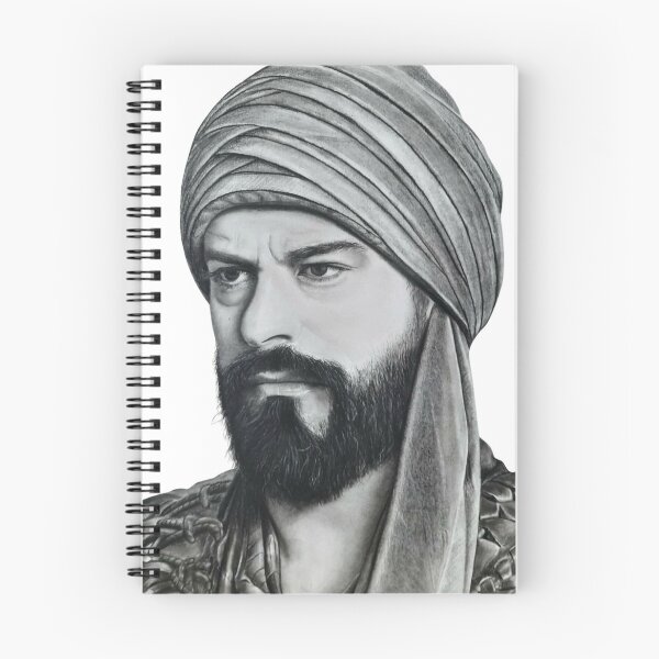 Item preview, Osman Bey Hyper Realistic Pencil Sketch Portrait designed and sold by TN Shop.