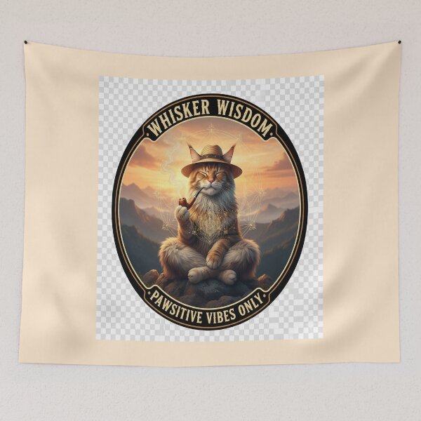 Item preview, Whisker Wisdom: Cat Enlightenment – Pawsitive Vibes Only! designed and sold by Studiocolors.