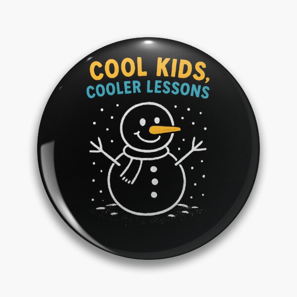 Item preview, Cool Kids Cooler Lessons Snowman Teacher Pun Design designed and sold by Dantin.