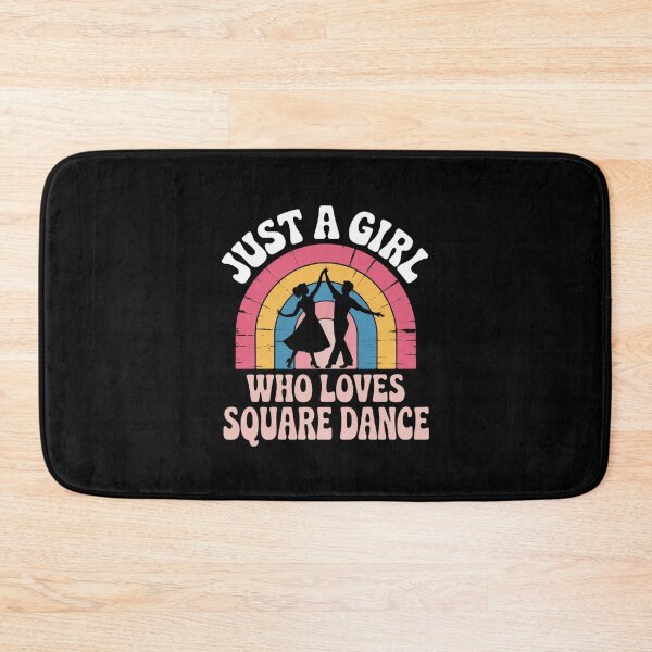Item preview, Just a Girl Who Loves Square Dance – Retro Dance Design designed and sold by Gogetgiggles.