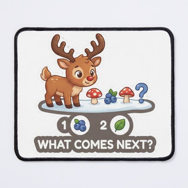 Item preview, Baby Reindeer Pattern – What Comes Next? Winter Kids Magnet designed and sold by MiracleDroplet.