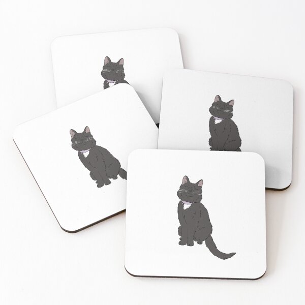Item preview, long haired black cat  designed and sold by jessicamegan143.