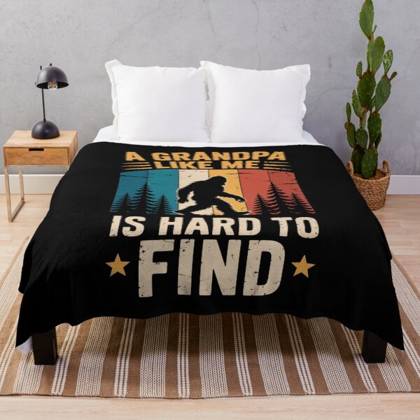 Item preview, A Grandpa Like Me Is Hard to Find – Sasquatch & Vintage Design designed and sold by Gogetgiggles.
