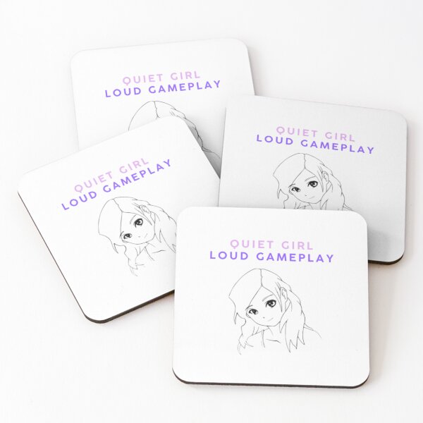 Item preview, QUIET GIRL LOUD GAMEPLAY Aesthetic Quote designed and sold by Neuronix.