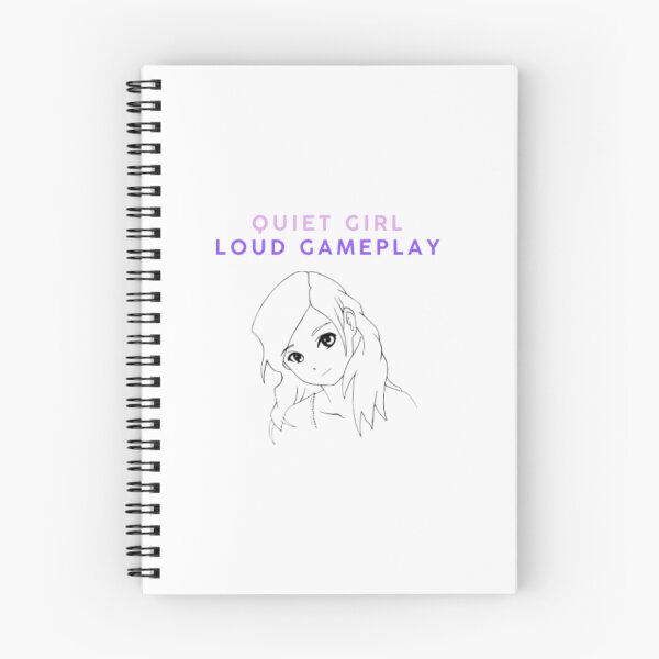Item preview, QUIET GIRL LOUD GAMEPLAY Aesthetic Quote designed and sold by Neuronix.