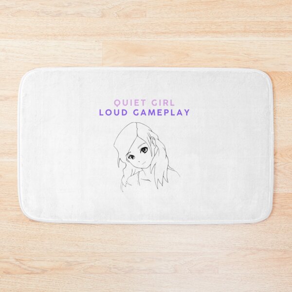 Item preview, QUIET GIRL LOUD GAMEPLAY Aesthetic Quote designed and sold by Neuronix.