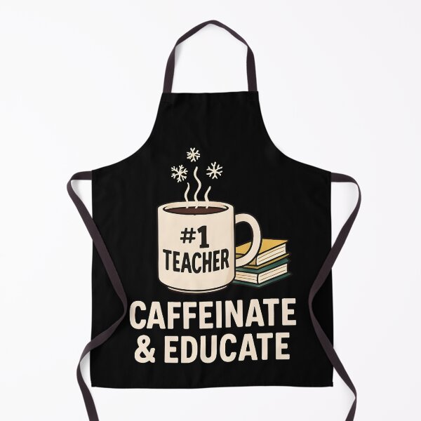 Item preview, #1 Teacher Caffeinate and Educate Coffee Mug Pun Design designed and sold by Dantin.