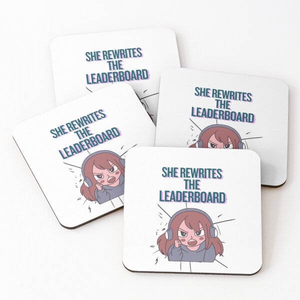 Item preview, SHE REWRITES THE LEADERBOARD Fierce Gamer Design designed and sold by Neuronix.