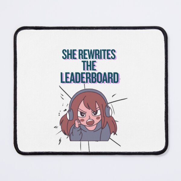 Item preview, SHE REWRITES THE LEADERBOARD Fierce Gamer Design designed and sold by Neuronix.