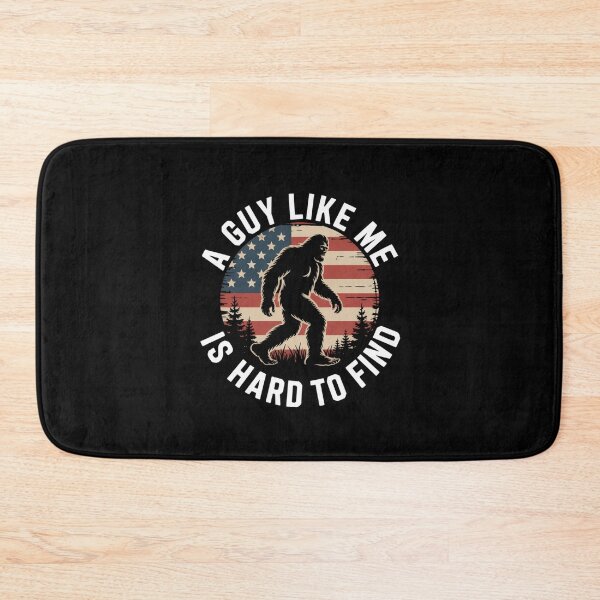 Item preview, A Guy Like Me Is Hard to Find – Sasquatch & American Flag Design designed and sold by Gogetgiggles.