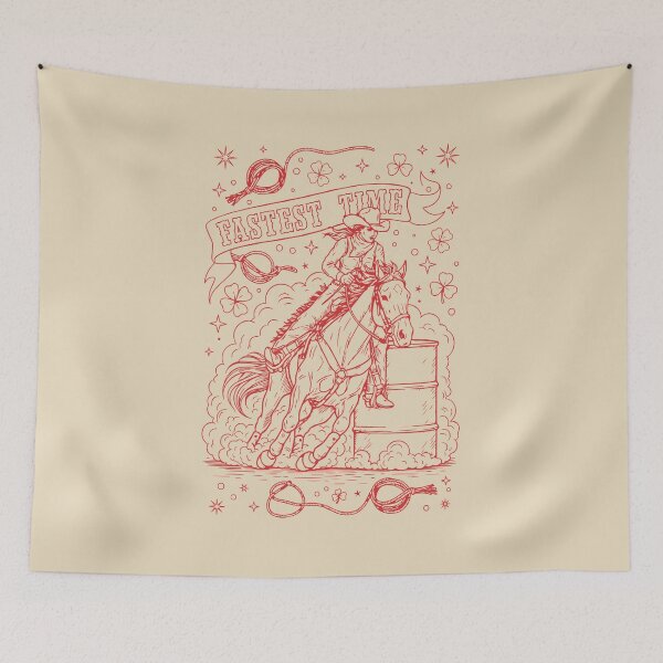 Item preview, Barrel Racing Cowgirl Western Rodeo Horse Riding designed and sold by franktact.