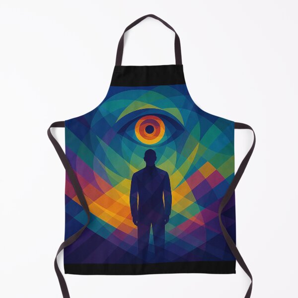 Item preview, THIRD EYE OF AWARENESS | Unique Colorful Owlic Cubist Modern Art Design designed and sold by Owlic.artwear.