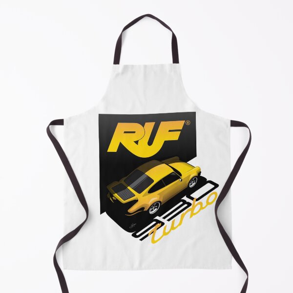 Item preview, RUF Porsche 930 turbo yellow Illustration  designed and sold by blackdogshop.