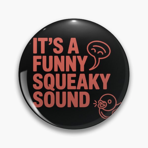 Item preview, Retro Funny Squeaky Sound with Cute Yellow Duck designed and sold by DreamVibeShirt.