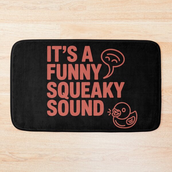 Item preview, Retro Funny Squeaky Sound with Cute Yellow Duck designed and sold by DreamVibeShirt.