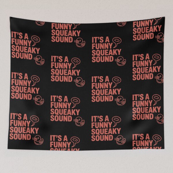 Item preview, Retro Funny Squeaky Sound with Cute Yellow Duck designed and sold by DreamVibeShirt.