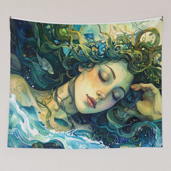 Item preview, The Spirit of the River – Aquatic Dream designed and sold by Schoenenwald - Illustrations Uniques et Originales.