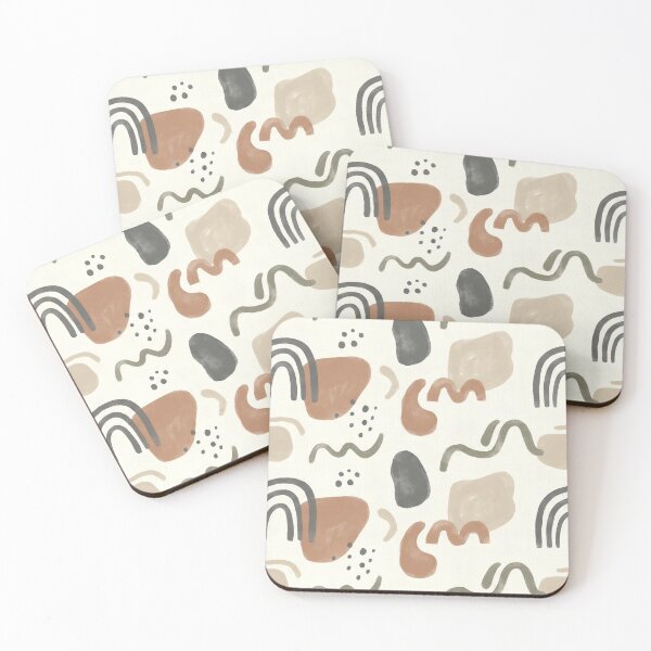 Item preview, Organic Modern Abstract Shapes Seamless Pattern | Japandi Minimalist Neutral designed and sold by StickyGuys.