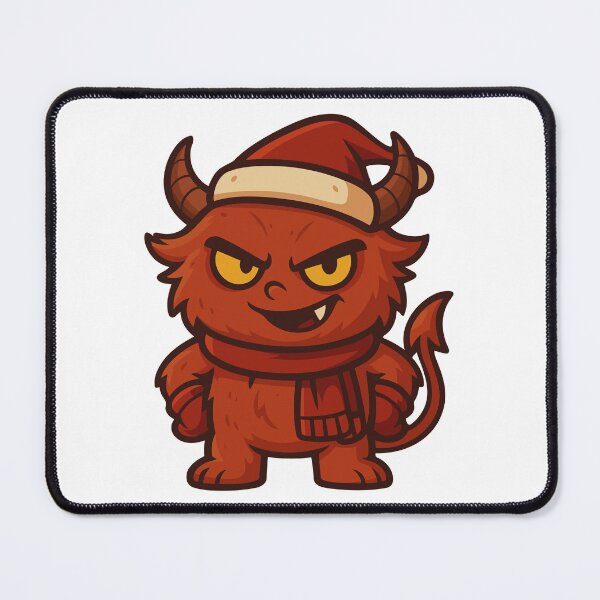 Item preview, Cute Krampus Christmas Monster – Creepy Cute Holiday Art designed and sold by Weasel Graphix.