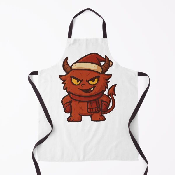 Item preview, Cute Krampus Christmas Monster – Creepy Cute Holiday Art designed and sold by Weasel Graphix.