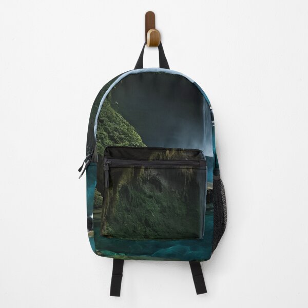 Item preview, Emerald Waterfall Sanctuary designed and sold by Schoenenwald - Illustrations Uniques et Originales.