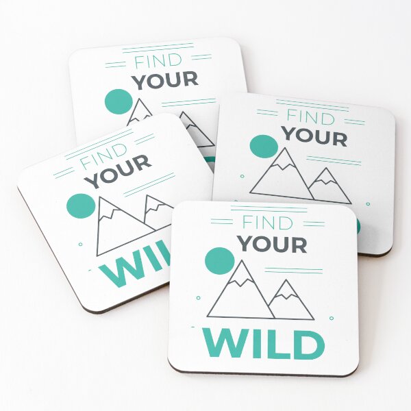 Item preview, Find Your Wild Mountain Adventure Minimalist Outdoor Design designed and sold by Adventuremoreco2025.
