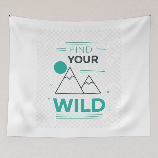 Item preview, Find Your Wild Mountain Adventure Minimalist Outdoor Design designed and sold by Adventuremoreco2025.
