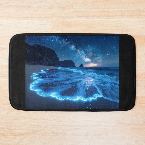 Item preview, “Nocturne Bioluminescent” designed and sold by Schoenenwald — Art Japonais, Zen & Nature.