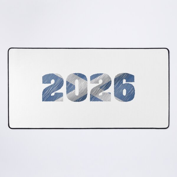 Artikelvorschau, Schottisches Saltire-Design für das neue Jahr 2026 – Geschenkidee zur schottischen Flagge für Hogmanay entworfen und verkauft von Loom on the Loch.