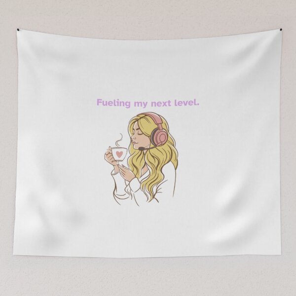 Item preview, Fueling My Next Level - Aesthetic Cozy Coffee Gamer designed and sold by Neuronix.