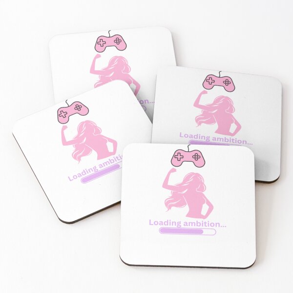 Item preview, Loading Ambition... Empowering Pink Gamer Silhouette designed and sold by Neuronix.